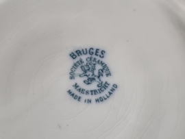 Société Céramique Bruges blauw Plat dinerbord 23,5 cm