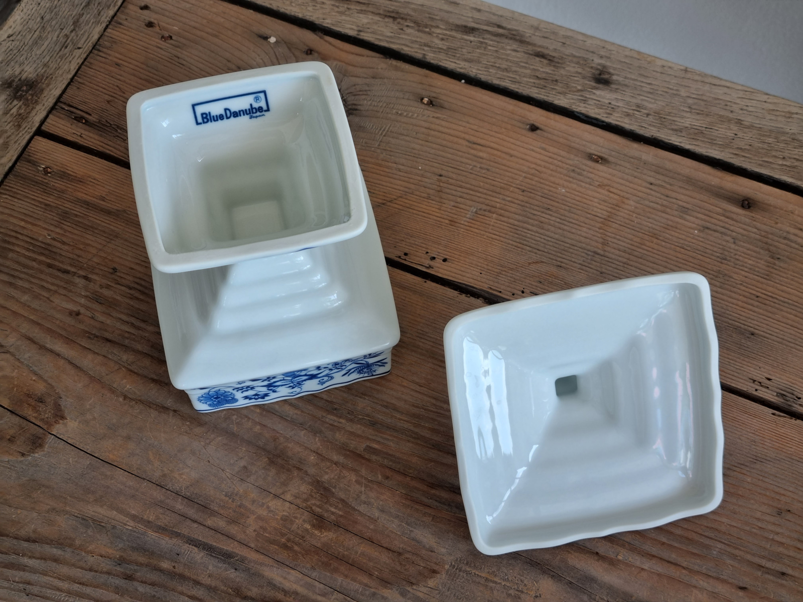Blue Danube Bowl | Sierpot met deksel 21 cm