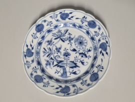 Zwiebelmuster Huttensteinach ontbijtbord (golvende rand) 19 cm