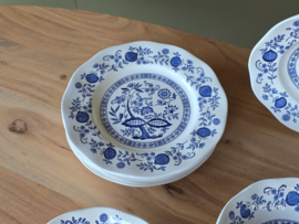 Engels blauw Enoch Wedgwood Blue Onion eetservies 6 personen