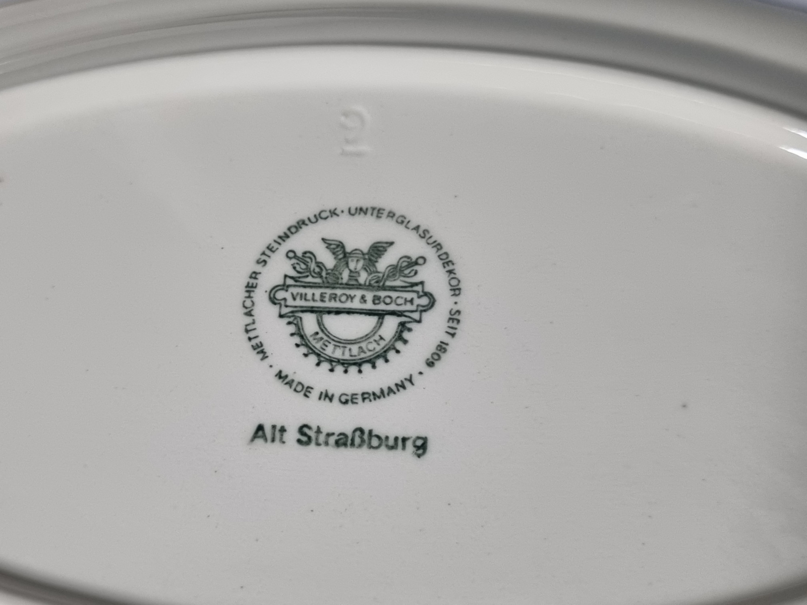 Villeroy en Boch Alt Strassburg set 2x ovale schaal 25 cm