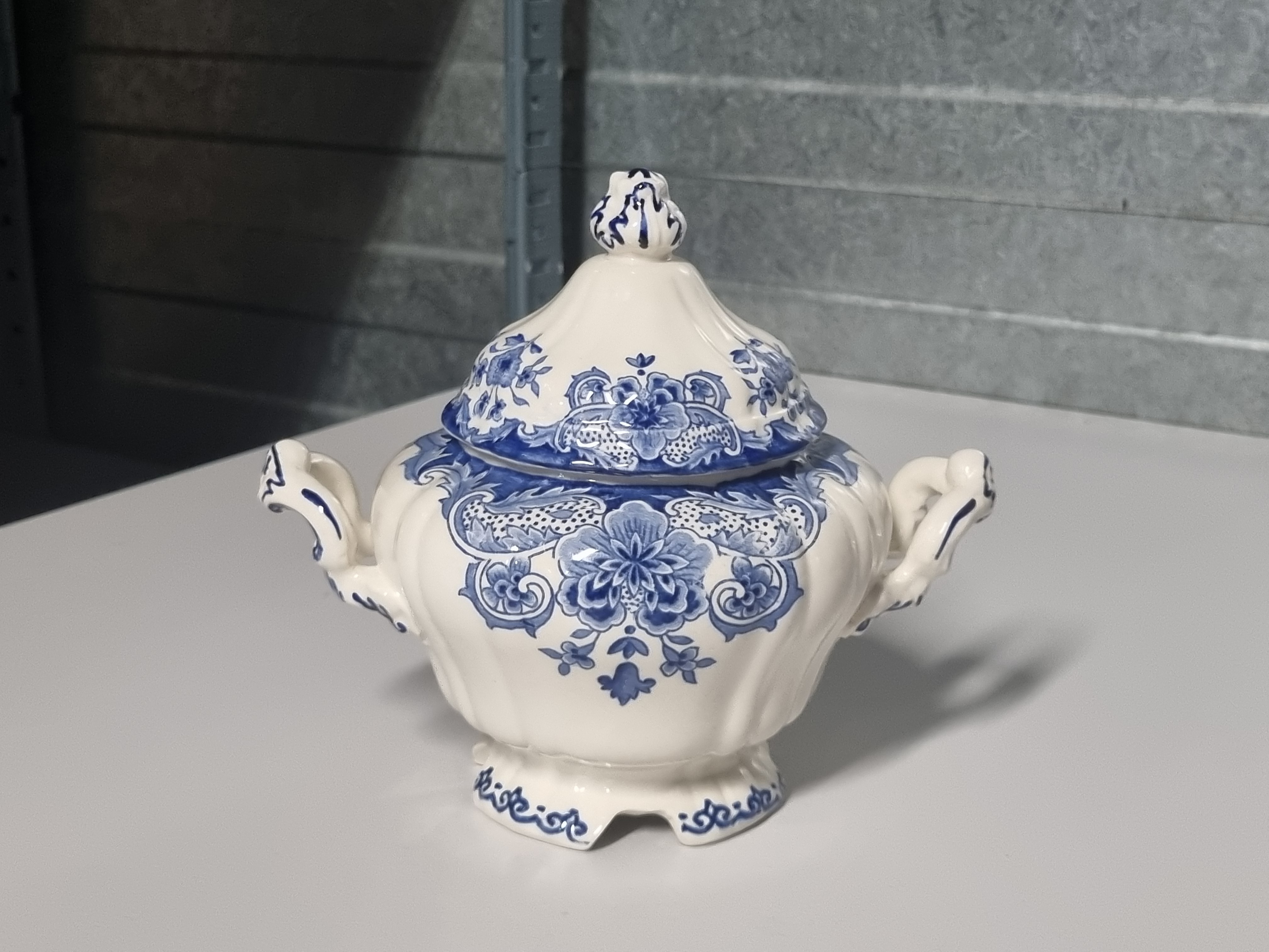 Boch BFK decor Dordrecht blauw Suikerpot
