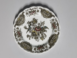 Engels Ridgway Windsor groen gekleurd Ontbijtbordje 19,5 cm
