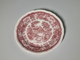 Villeroy en Boch Burgenland rood plat dinerbord 25 cm