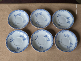 Rorstrand Ostindia East Indies set 6x Thee Kop en schotel 8 cm (Aardewerk)