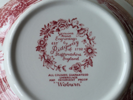 Engels rood Ridgway Woburn dekschaal terrine