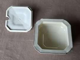 Landschap Zwart Societe Ceramique Soepterrine (hoekig model)