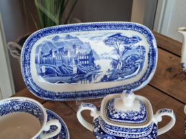 Regout Castillo blauw Theeservies 4-pers
