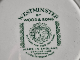 Engels groen Wood & Sons Westminster ontbijtbord 20 cm