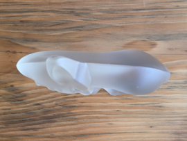 Leerdam Lucienne Bloch Glas Hert gesatineerd glas