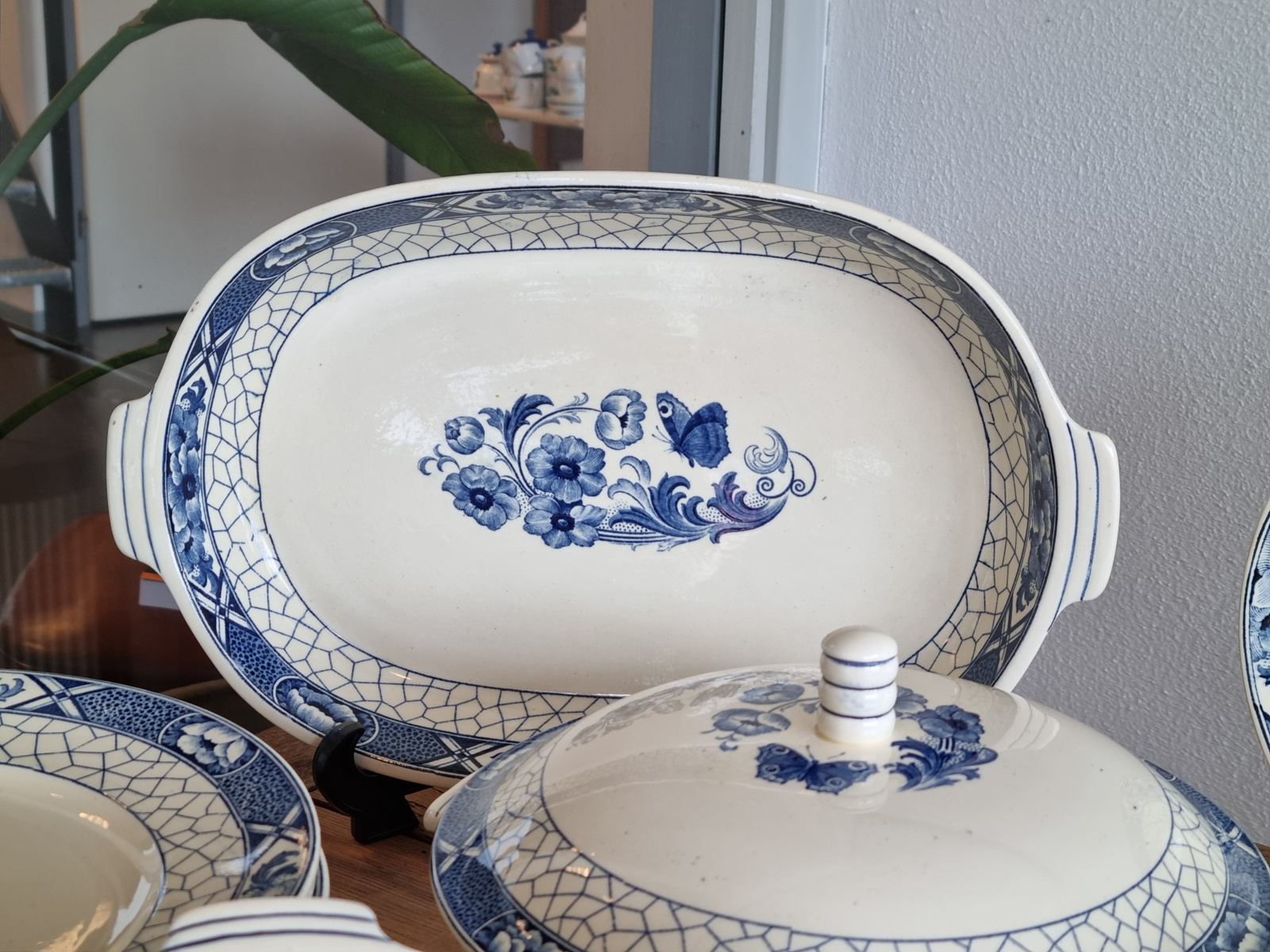 Societe Ceramique Butterflij serviesset diner 12 personen
