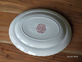 Engels rood British Anchor Memory Lane ovale schaal 30 cm