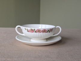 Wedgwood Briar Rose Soepkom met schotel