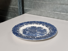 Engels blauw Country Style ontbijtbord 20,5 cm