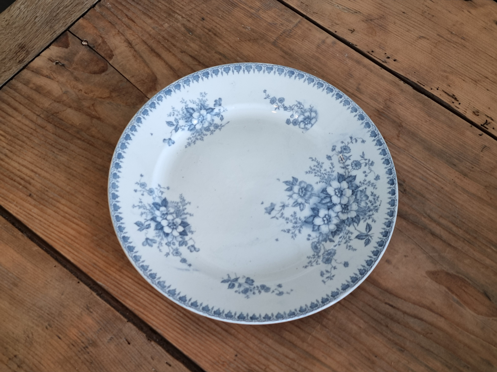 Societe Ceramique decor Anna grijs plat dinerbord 23,5 cm
