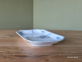 Meibloem Petrus Regout rechthoekige schaal 38 cm (hoekig model)