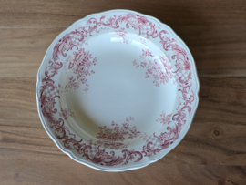 Villeroy en Boch Oud Valeria rood diep bord 23 cm
