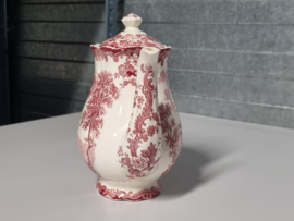 Engels rood Palissy Avon Scenes Koffiepot 16 cm