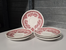 Villeroy en Boch Fasan rood koffieservies 6 personen