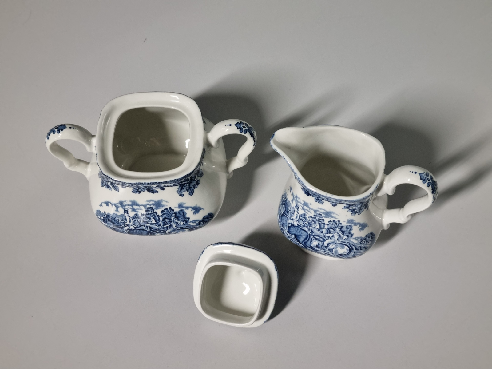 Engels blauw Myott's Country Life Roomstel