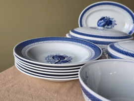 Royal Copenhagen Tranquebar Trankebar complete set 6 personen (met craquelee)