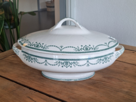 Villeroy en Boch decor Empire petrol groen Soepterrine