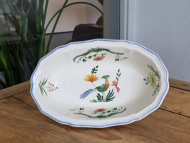 Frans GIEN decor Oiseaux de Paradis hoge Schaal 26 cm