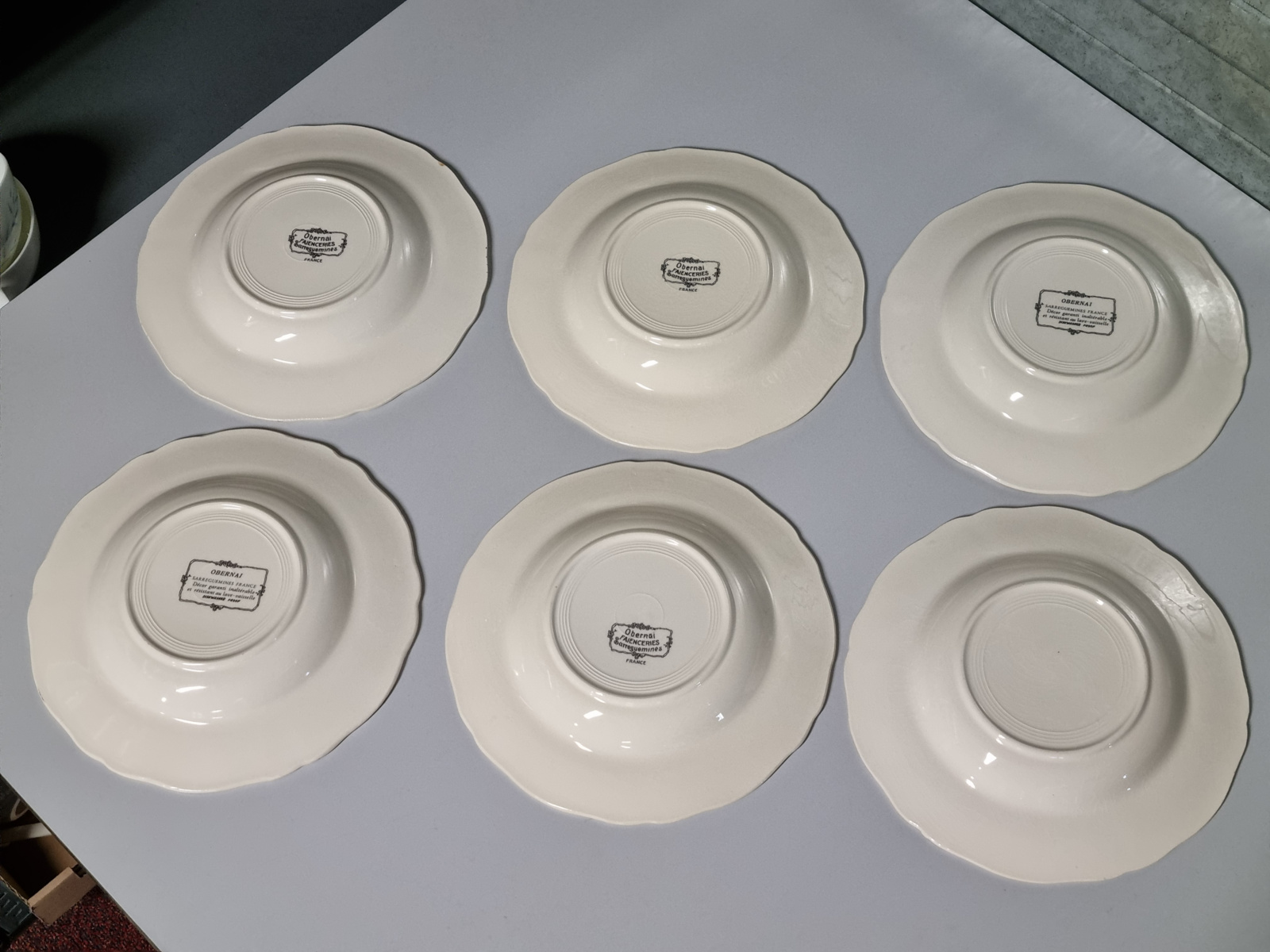 Frans Sarreguemines Obernai Set 6x diepe borden 23 cm