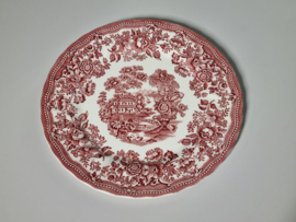 Engels rood Myott Tonquin Plat Dinerbord 25,5 cm