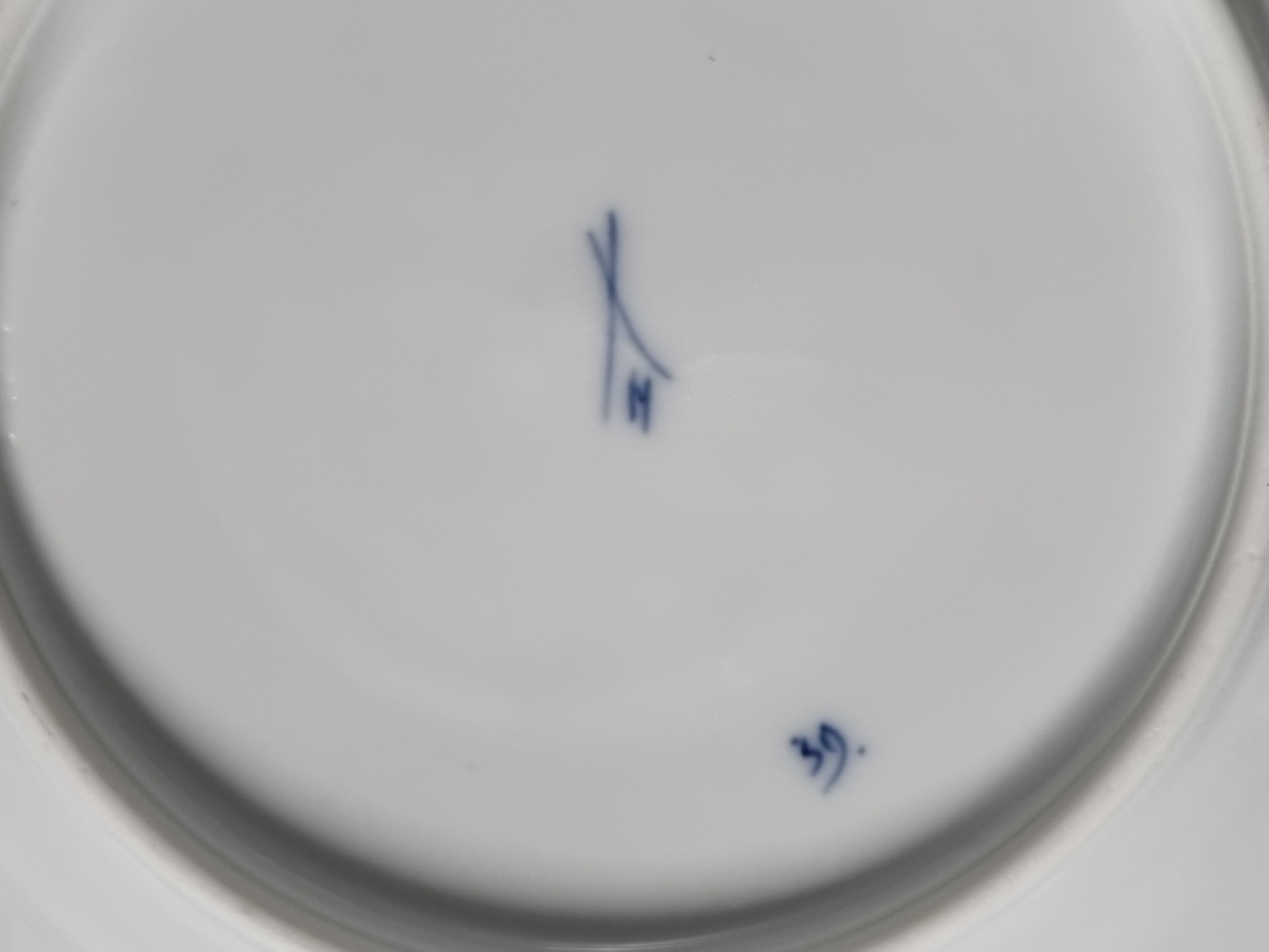 Zwiebelmuster Huttensteinach set 7x bord 19 cm