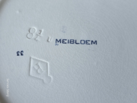 Meibloem Petrus Regout plat diner bord 23,5 cm (hoekig model)