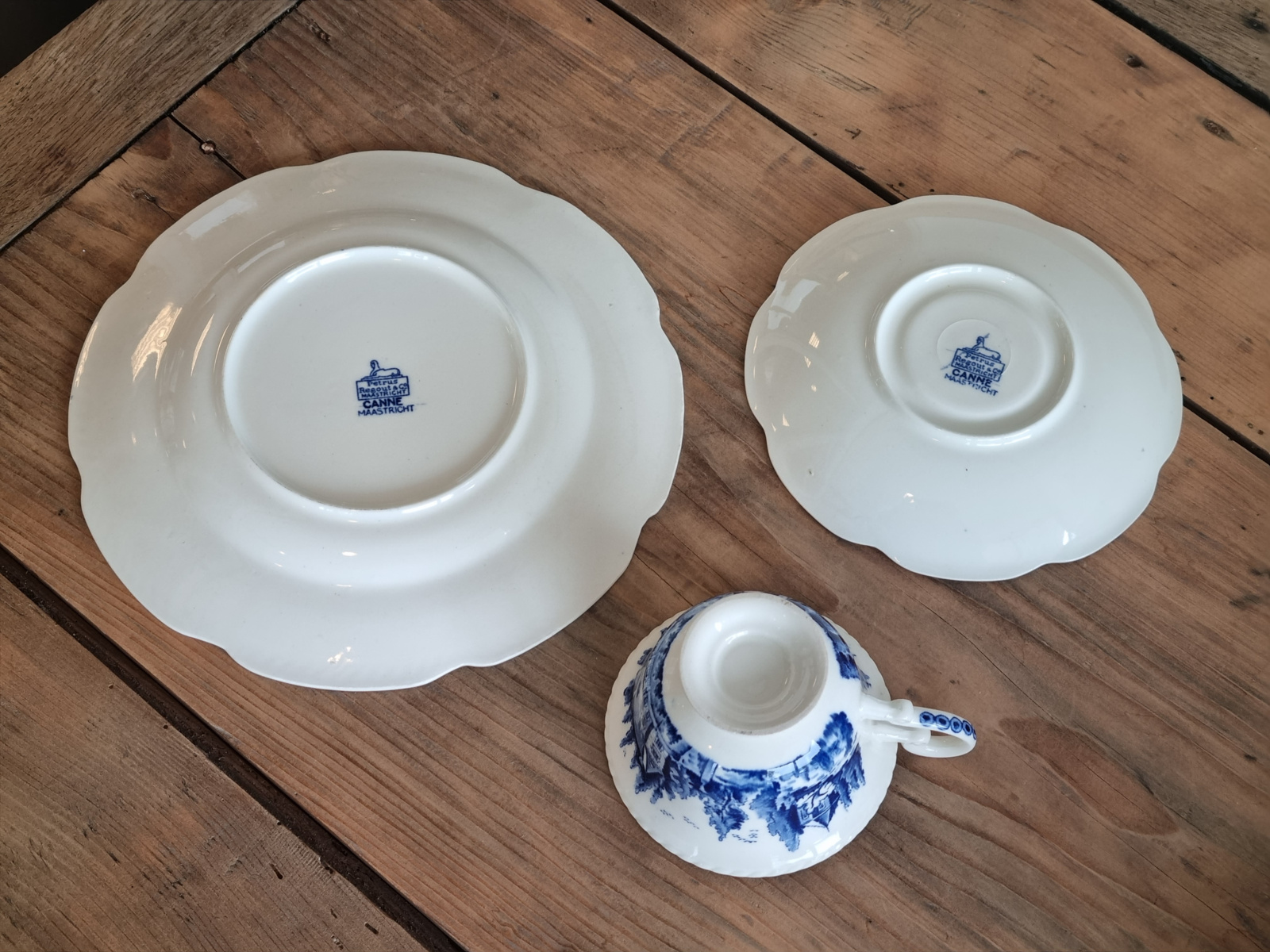 Petrus Regout decor Canne Dejeurner