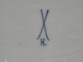 Zwiebelmuster Huttensteinach set 2x ovale schaal 37 en 31 cm