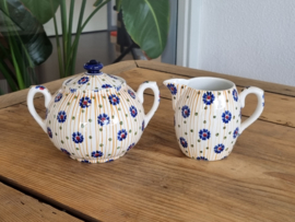 Societe Ceramique Schrijfnamendecor Laren Roomstel nr. 3