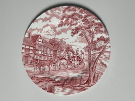 Engels rood Myott Royal Mail plat dinerbord 25 cm