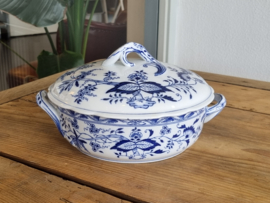 Zwiebelmuster Regout dekschaal terrine