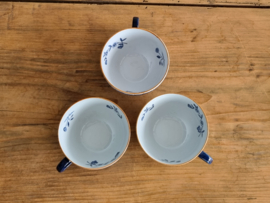 Rorstrand Ostindia East Indies set 3x Thee Kop en schotel 9 cm (Aardewerk)
