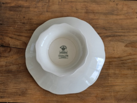 Engels Mason's Christmas Village 1983 Kerstservies Tazza op voet  23 cm