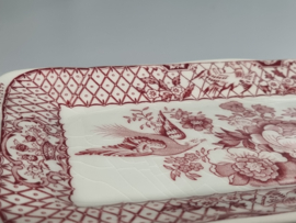 Engels rood Mason Stratford Serveerschaaltje Plateau 28 cm