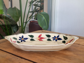 Apart Boerenbont Societe Ceramique decor Triumph Schaal met greepjes 37 cm