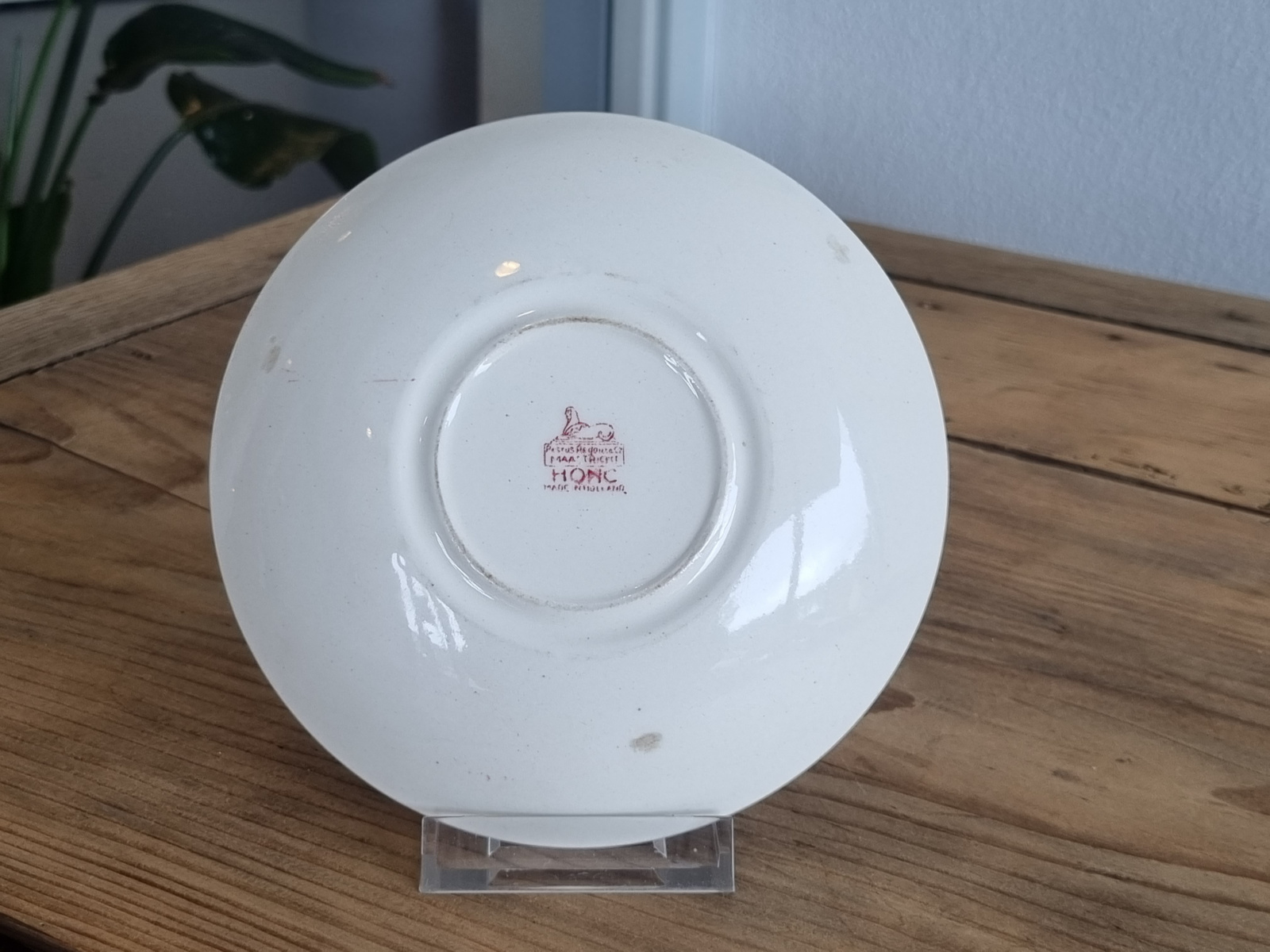 Regout decor Honc rood Losse schotel 14,5 cm