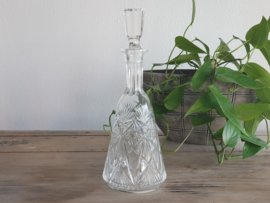 Glas Vintage Karaf geslepen glas (4)