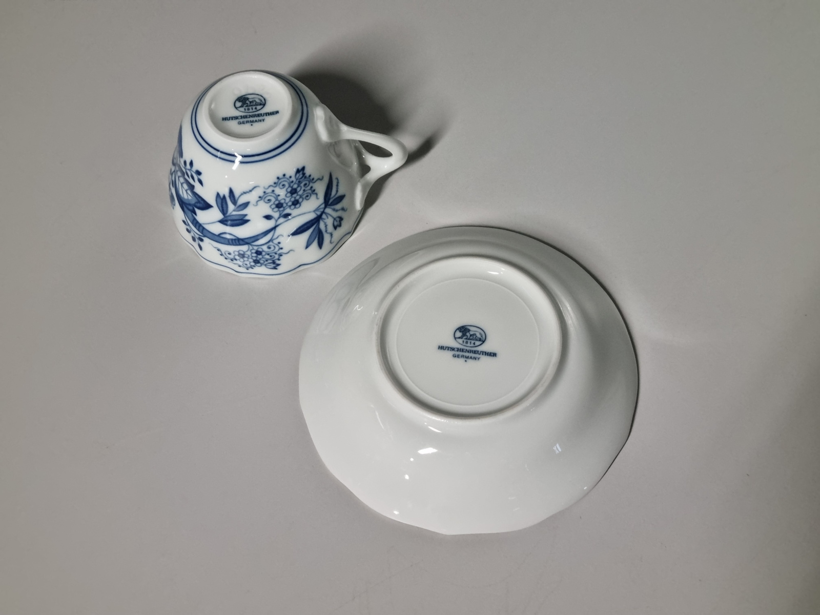 Zwiebelmuster Hutschenreuther Kop en schotel