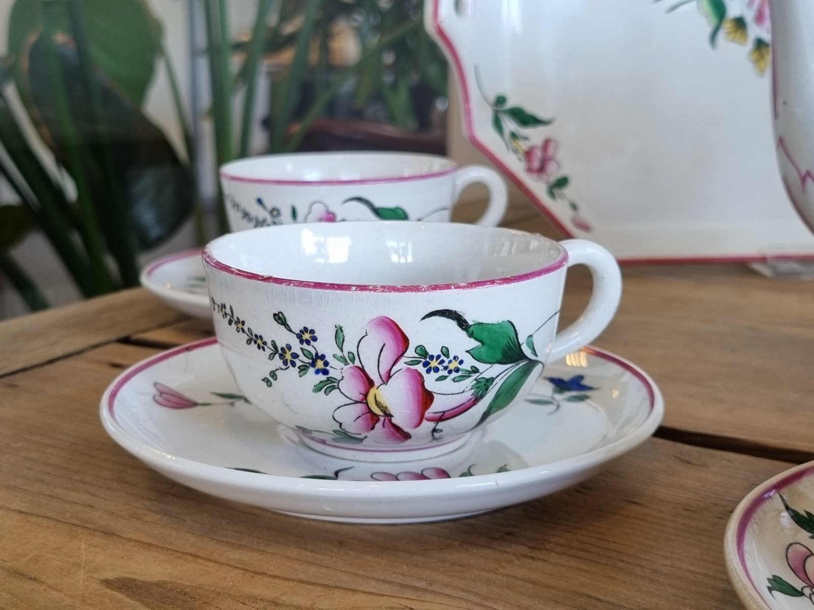 Societe Ceramique Alt Strassbourg Chocoladestel