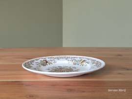 Engels Bruin Fruits & Flowers Ontbijtbord 20 cm