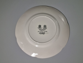 Engels rood Johnson Bros Old Britain Castles Plat Dinerbord 25,5 cm