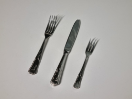 Bestekset Eternum Inox Gembloux Belgium 12 personen 88 delen