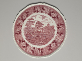 Engels rood Wedgwood Adams English Scenic Serveerplateau 31,5 cm