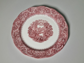Engels rood decor Riverscene Pannenkoekenbord | Serveerbord 30,5 cm