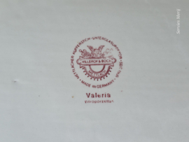 Villeroy en Boch Valeria rood ovale schaal 41 cm